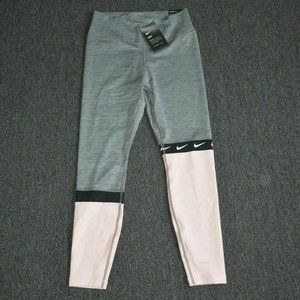 Nike Asymmetrical Pink and Grey Leggings Medium